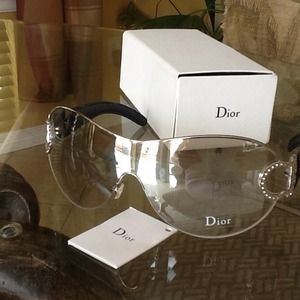 ***SOLD***Dior silvery clear sunglasses