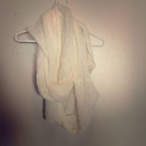 White infinity scarf