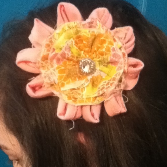 Handmade hair flower