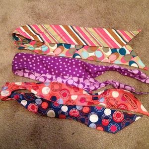 Reversible Coach hear scarves