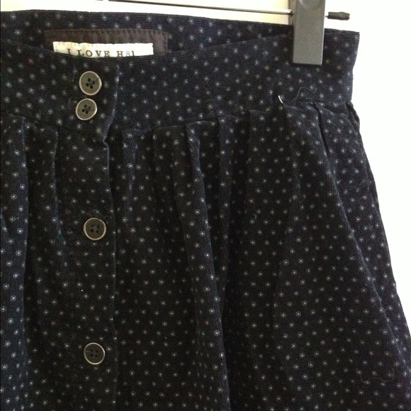 🔴SOLD. Corduroy Button Down Skirt - Picture 2 of 4