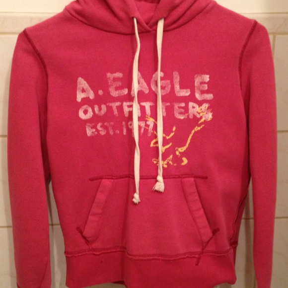 Pink American Eagle hoodie