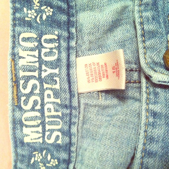 Denim capris a little ink stained but still comfy - Picture 1 of 4