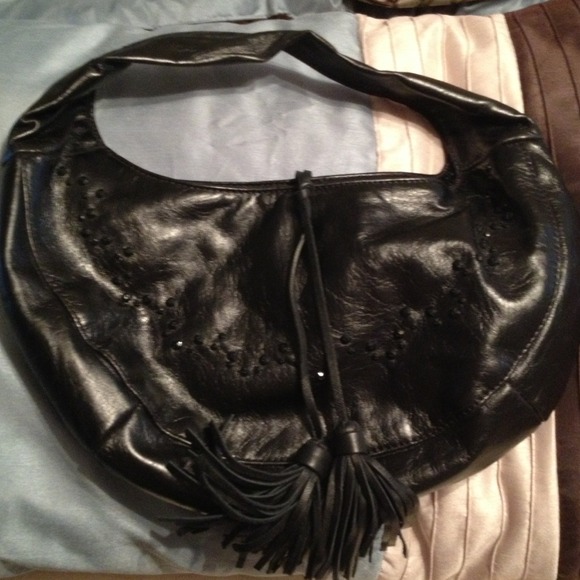 Black hobo style purse White House Black Market