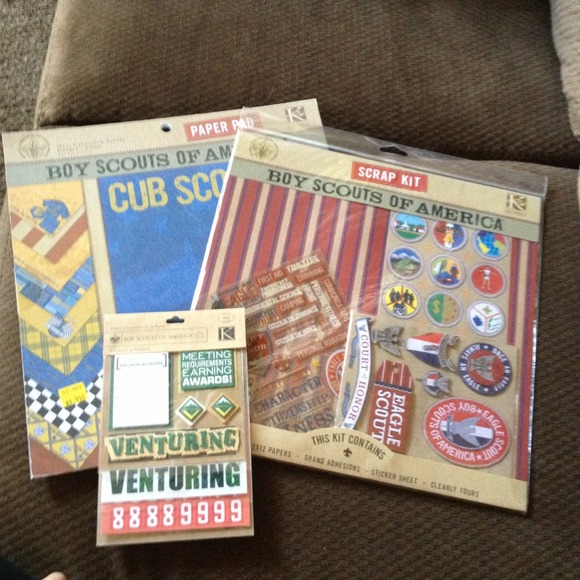 12x12 scrapbook set  "Boy Scouts of America"