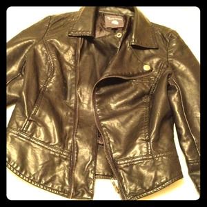 💥Reserved💥Black "leather" biker jacket