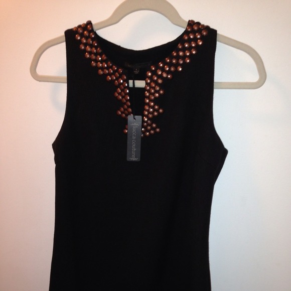 ❌Bundled❌ Lucca Couture black dress - Picture 3 of 4