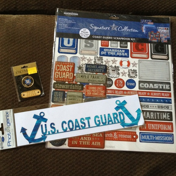 12x12 scrapbook set "US COAST GUARD"