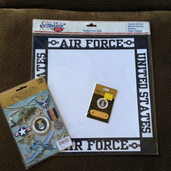 12x12 Scrapbook kit AIR FORCE