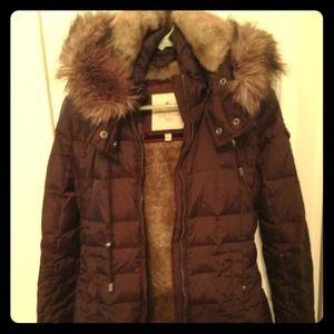 💥RESERVED💥 Abercrombie Brown Jacket