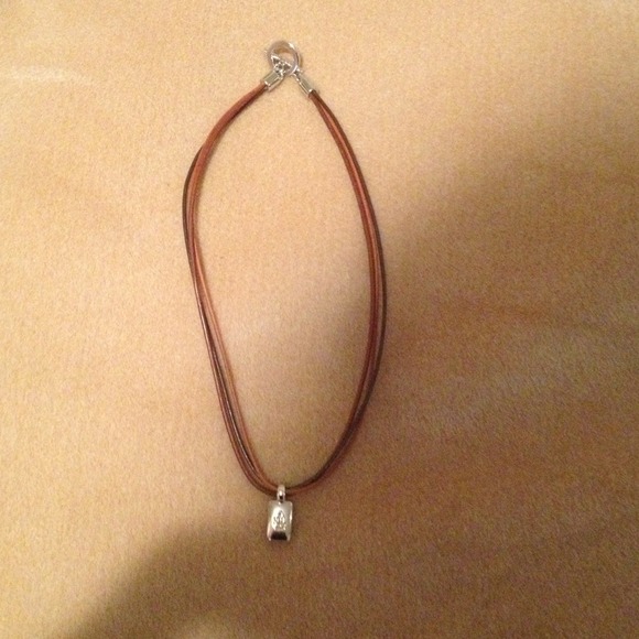 Ralph lauren necklace 3 leather strand