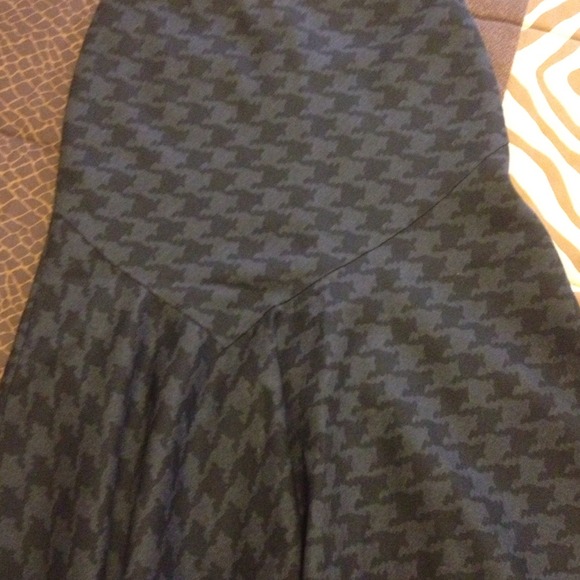 Black and gray skirt