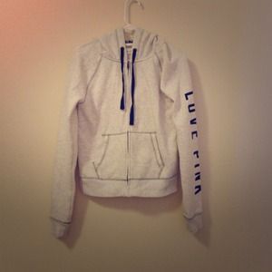 NWOT PINK Zipup Hoodie