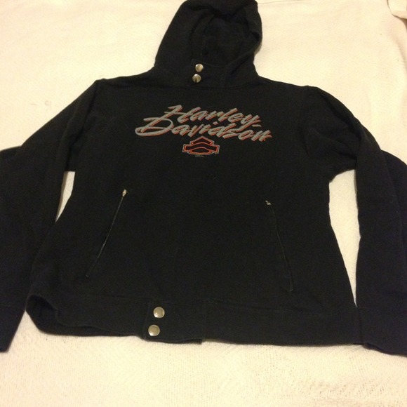 SOLD IN BUNDLE***Black Harley Davidson sweatshirt
