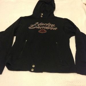 SOLD IN BUNDLE***Black Harley Davidson sweatshirt