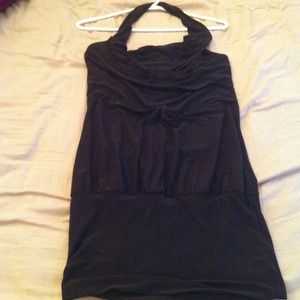 SEXY Brown Halter dress FINAL MARKDOWN