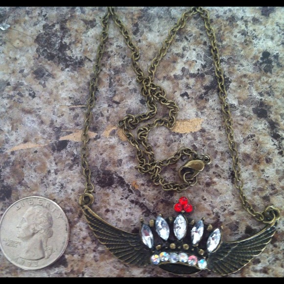 Crown Angel Necklace