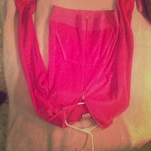 Juicy Couture Hott pink velour