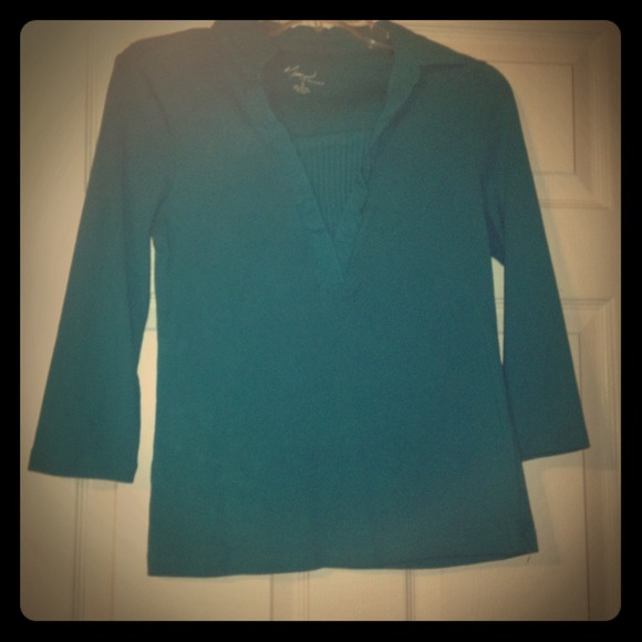 Teal Collared shirt