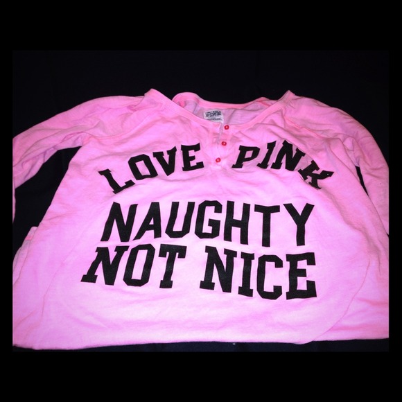 🎀Victoria Secret Pink night shirt large🎀 - Picture 1 of 1