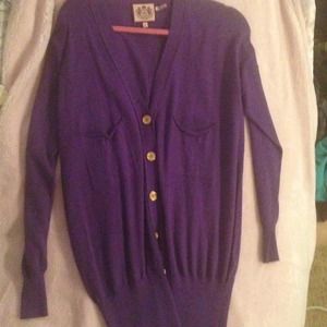 Juicy couture purple button up