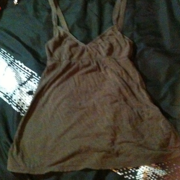 Cute brown tank top. True to size.