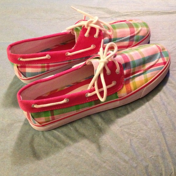 Colorful boat shoes