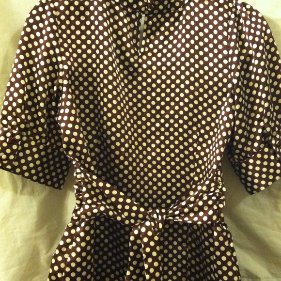 Brown and polka dot - Picture 2 of 3