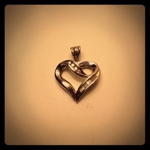 RESERVED for Purplefusia - White Gold Pendant