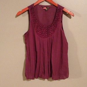 ⛔SOLD⛔ Forever 21 Plum Bubblehem Tank