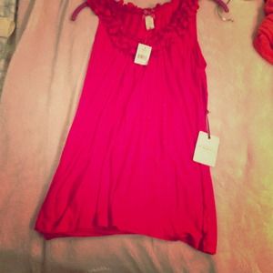 Hott pink cotton knit