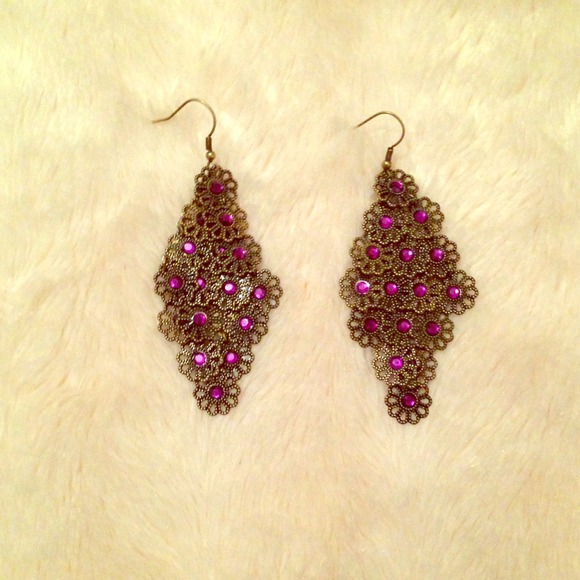 Antique chandelier earrings