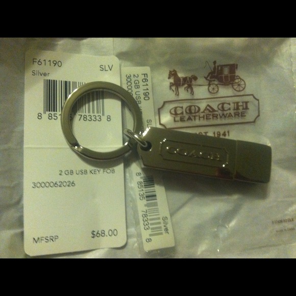 Authentic Coach 2GB USB & Keychains