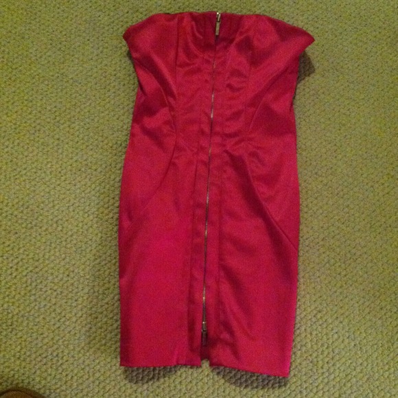 SOLD************ Bebe hot pink dress