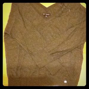 NWT Grey and Silver Striped Long Sleeve