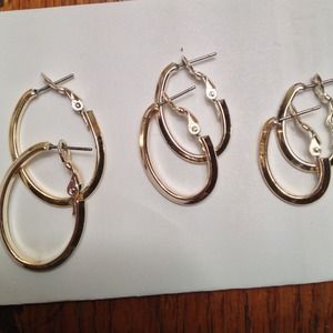 Silver Hoops