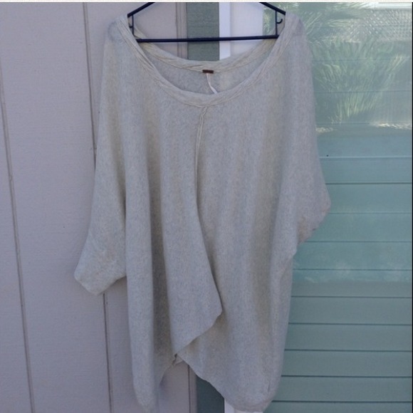Free People Oversized Sweater & Distressed Legging