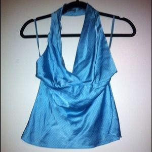 Light blue halter.