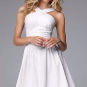 VS Cross Front Halter Dress