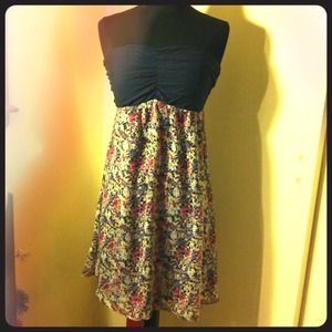 Floral tube dress
