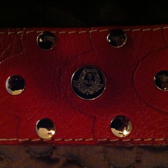 Red Versace belt