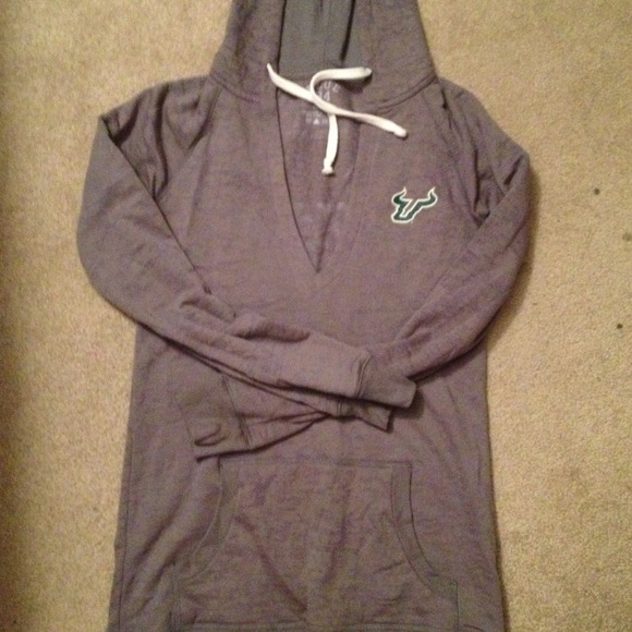 USF distressed hoodie