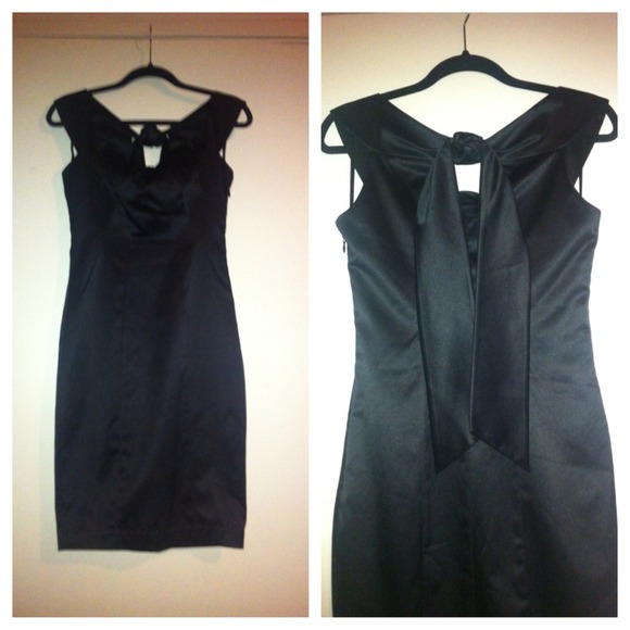 Black formal limited dress