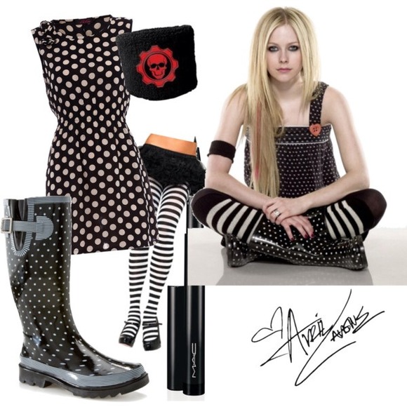 🌟Chooka rain boots🌟gray with white polkadots