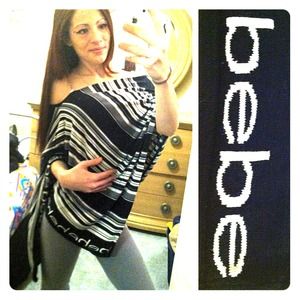 Off the shoulder bebe sweater