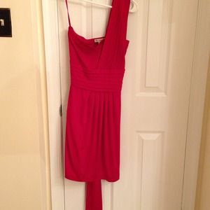 Bcbg red cocktail dress