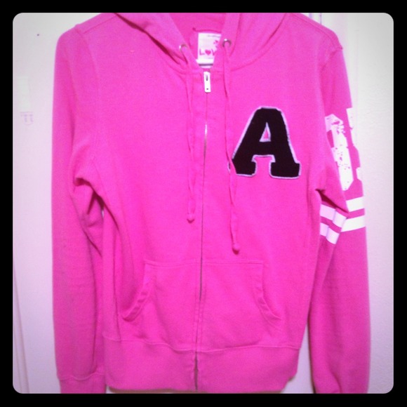 Pink hoodie