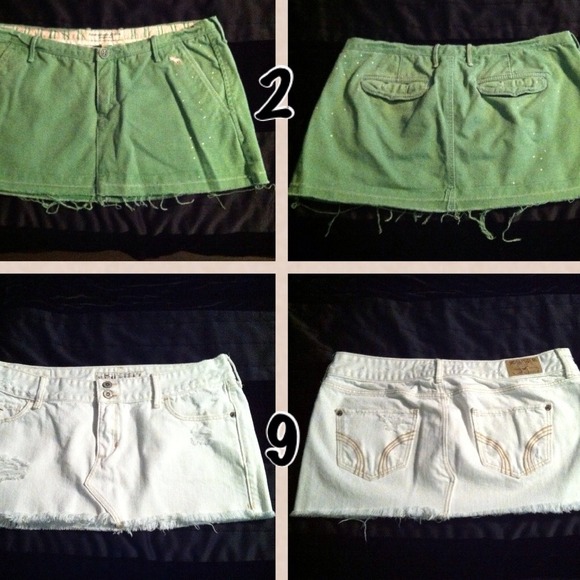 Abercrombie & Hollister Mini Skirts!