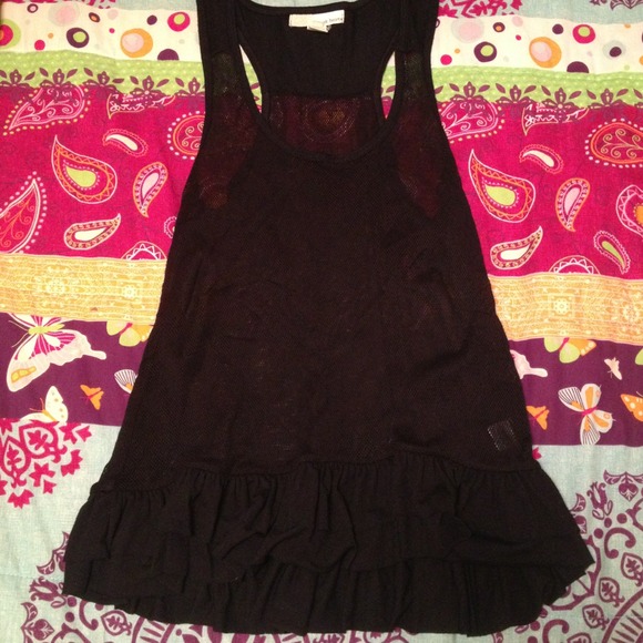 Black mesh tank top! - Picture 1 of 4