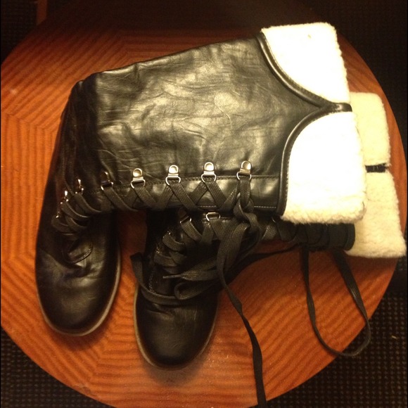 Black boots